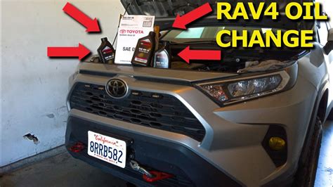 2020 rav4 hybrid oil capacity|Toyota RAV4 Engine Oil Change & Filter Replacement Guide